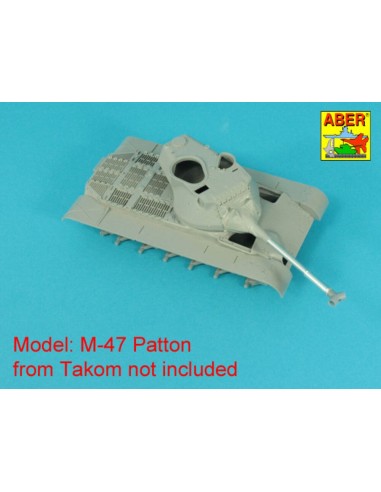 90 mm barrel Y-Shaped Muzzel Brake with mantlet for M47 
