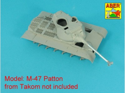 90 mm barrel Y-Shaped Muzzel Brake with mantlet for M47 