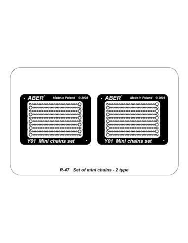 Set of mini chains 2 type 