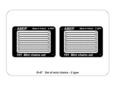 Set of mini chains 2 type 