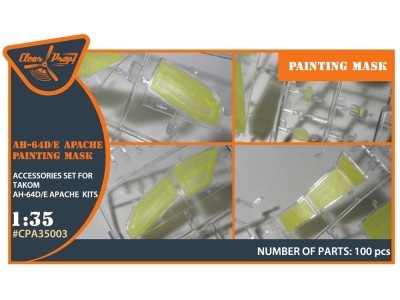 AH-64D/E Apache painting mask for TAKOM kit 