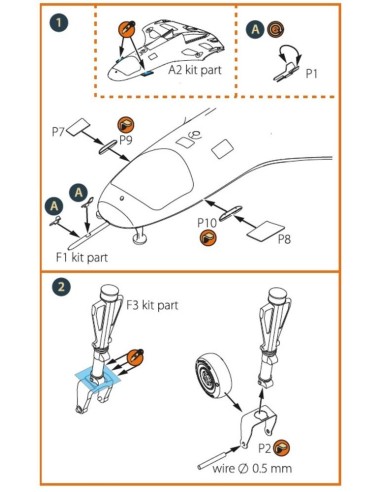 TB.2 PE parts for CP kit 