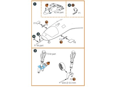 TB.2 PE parts for CP kit 