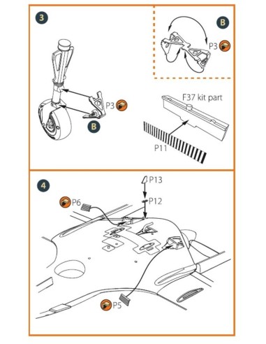 TB.2 PE parts for CP kit 