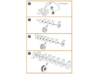 TB.2 PE parts for CP kit 