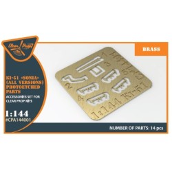 Ki-51 Sonia (all versions) PE parts for CP kits CP14401/CP14402/CP14403 
