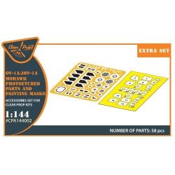 OV-1 A/JOV-1A Mohawk PE parts and painting mask for CP kits 