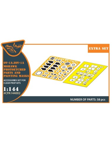 OV-1 A/JOV-1A Mohawk PE parts and painting mask for CP kits 