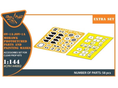 OV-1 A/JOV-1A Mohawk PE parts and painting mask for CP kits 