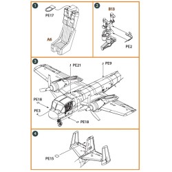 OV-1 A/JOV-1A Mohawk PE parts and painting mask for CP kits  2