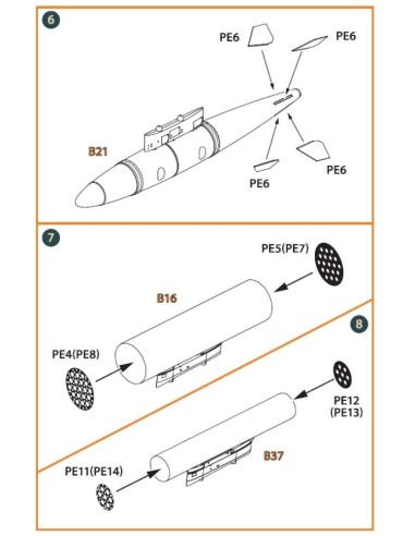 OV-1 A/JOV-1A Mohawk PE parts and painting mask for CP kits 
