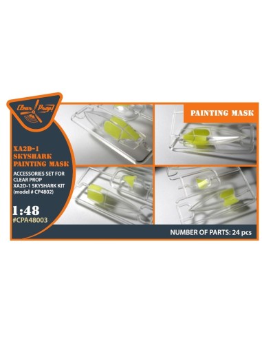 XA2D-1 Skyshark painting mask for CP kit CP4802 