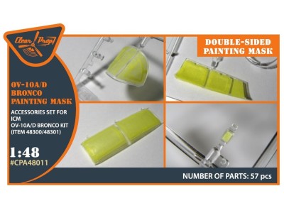 OV-10 A/D Bronko double-sided painting mask for ICM kits 48300/48301 