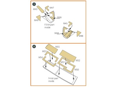 OV-10 A/D Bronko double-sided painting mask for ICM kits 48300/48301 
