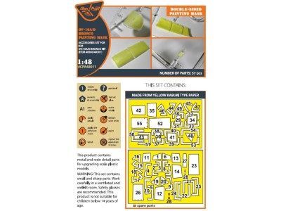 OV-10 A/D Bronko double-sided painting mask for ICM kits 48300/48301 