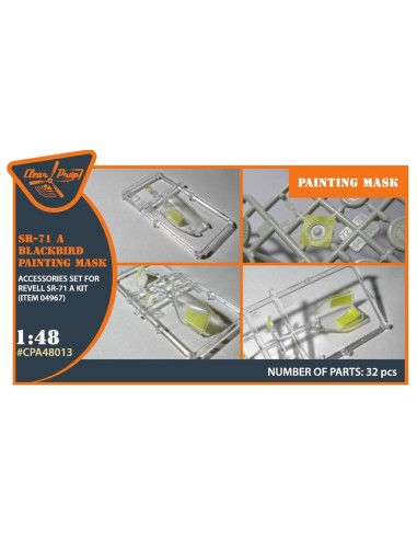 SR-71A BLACKBIRD painting mask for Revell kit 
