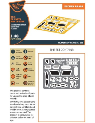 TB.2 PE parts for CP kits 