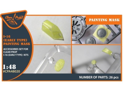I-16 (early version) painting mask for CP kit 