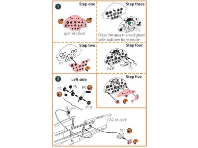 I-16 type 5 INTERIOR PE parts for CP kits 