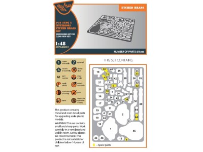 I-16 type 5 INTERIOR PE parts for CP kits 