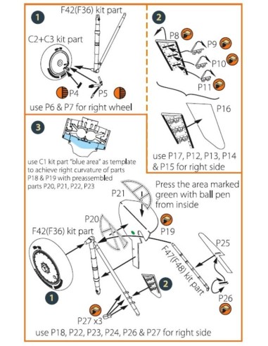 I-16 type 5 EXTERIOR PE parts for CP kits 