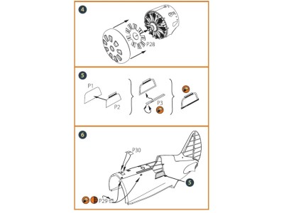 I-16 type 5 EXTERIOR PE parts for CP kits 
