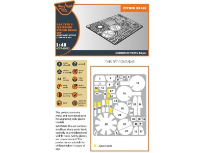 I-16 type 5 EXTERIOR PE parts for CP kits 