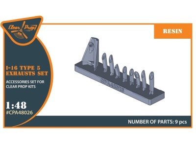 I-16 type 5 exhausts for CP kits 