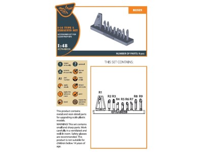 I-16 type 5 exhausts for CP kits 