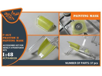 F-4G/E Phantom II painting mask for MENG kit 