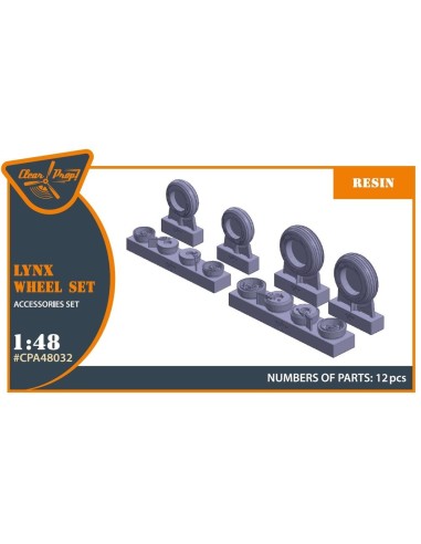 Lynx wheel set for Airfix kits 