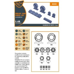 Mirage-2000 wheel set 