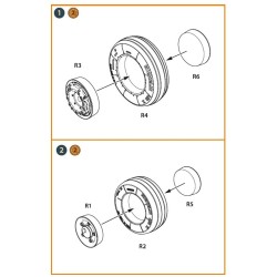 Mirage-2000 wheel set  2