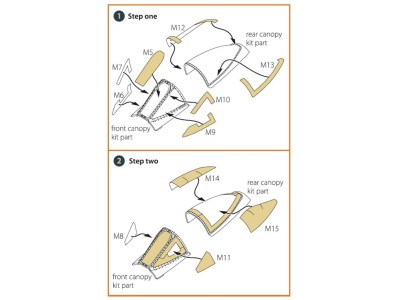 A-10C double-sided painting mask for ACADEMY kit 