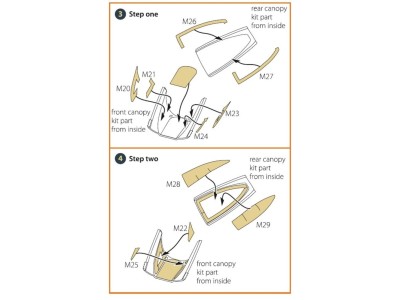 A-10C double-sided painting mask for ACADEMY kit 