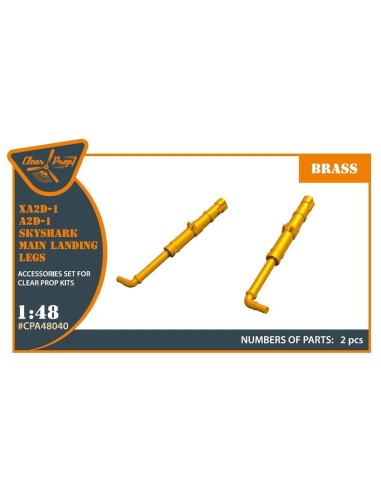 XA2D-1, A2D-1 Skyshark main landing legs for CP kits 