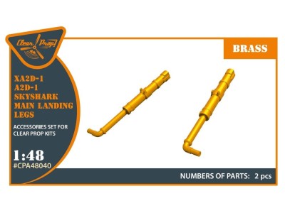 XA2D-1, A2D-1 Skyshark main landing legs for CP kits 