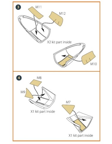 A2D-1 Skyshark double-sided painting mask for CP kits 