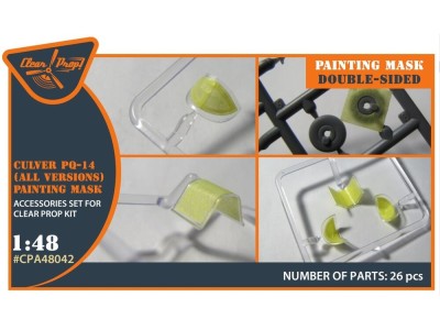 Culver PQ-14 (all versions) double-sided painting mask for CP kits 