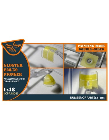 Gloster E28/39 Pioneer double-sided mask for CP kit CP4823 