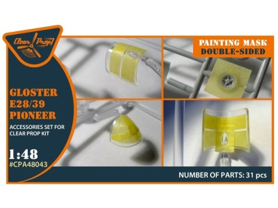 Gloster E28/39 Pioneer double-sided mask for CP kit CP4823 