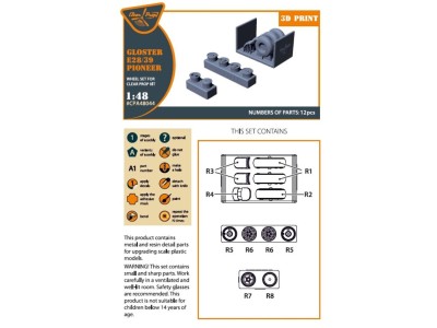 Gloster E28/39 Pioneer wheel set 