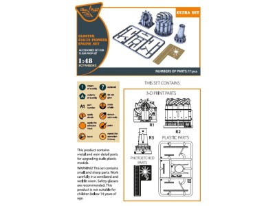 Gloster E28/39 Pioneer engine set for CP kits CP4823 