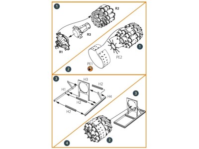 Gloster E28/39 Pioneer engine set for CP kits CP4823 