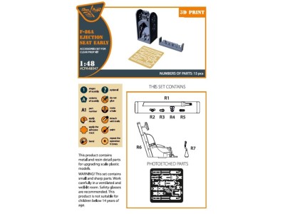 F-86A Ejection seat early for CP kits 