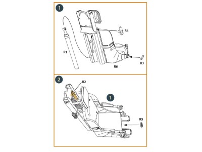 F-86A Ejection seat early for CP kits 
