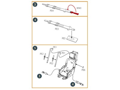 F-86A Ejection seat early for CP kits 