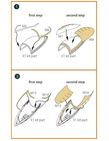 F-86A double-sided painting mask for CP kits 