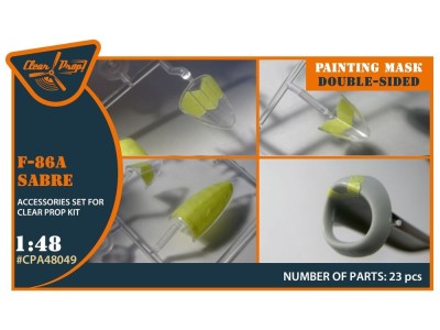 F-86A double-sided painting mask for CP kits 