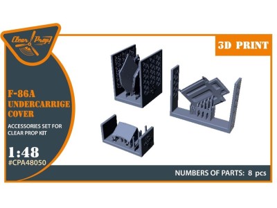 F-86A undercarriage covers for CP kits 